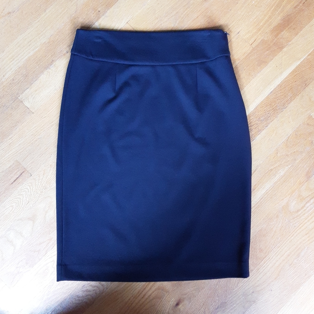 Grace Elements Navy Pencil Skirt Size 10